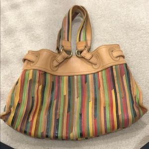Lucky Brand Leather Multi-Colored Bag